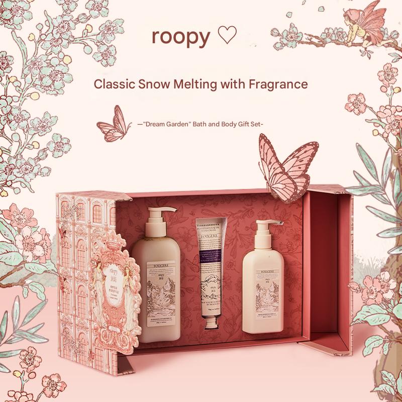 المجموعة الفاخرة للعناية الفائقة – Roopy Dream Garden Bath & Body Gift Set
