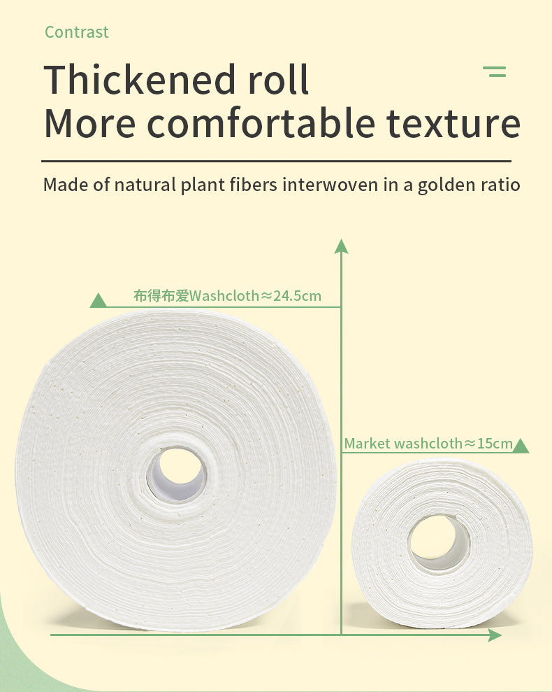 مناديل وجه قطنية فاخرة رول - USTEL

USTEL Premium Cotton Face Towel Roll