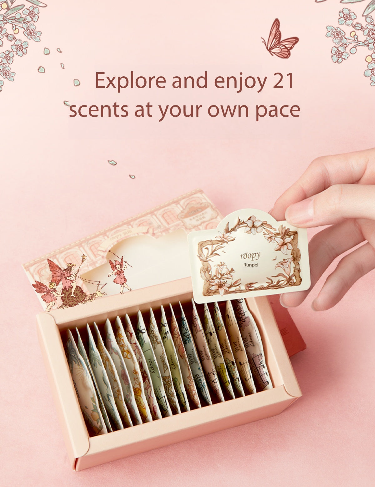 مجموعة روبي الفاخرة – 21 كريم يد بروائح متنوعة (2 جم)

ROOPY Gift Box – 21 Mini Hand Cream Set (2g Each)
