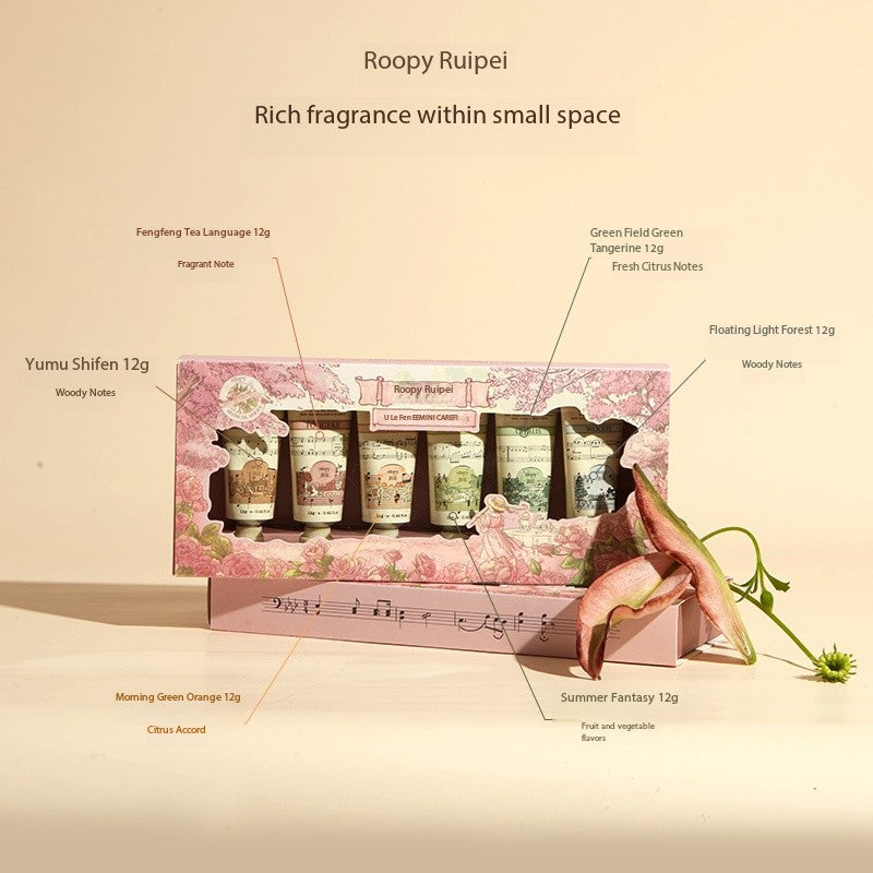 مجموعة هدايا كريم العطرية
ROOPY Aromatic hand cream gift set