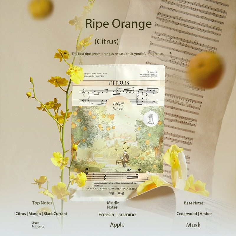 ROOPY Ripe Orange Fragrant Hand Mask – Citrus Essential Oil قناع اليدين المعطر برائحة البرتقال الناضج من ROOPY