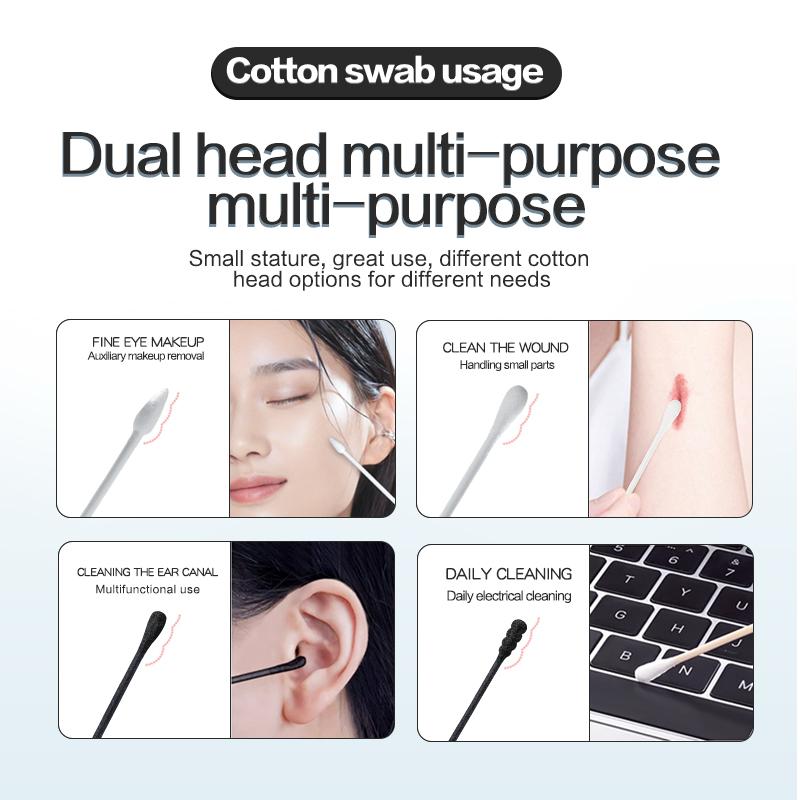 Premium Cotton Swabs(Cat Box)
أعواد قطنية الفاخرة